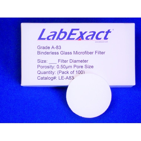 Nano-ScaleGlass Fiber Filter, 2.5cm, PK100 MPN:LEA83-2500