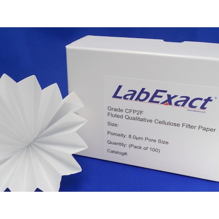 Flute CFP2 8um Filter Paper, 15.0cm, PK100 MPN:LECFP2F-150