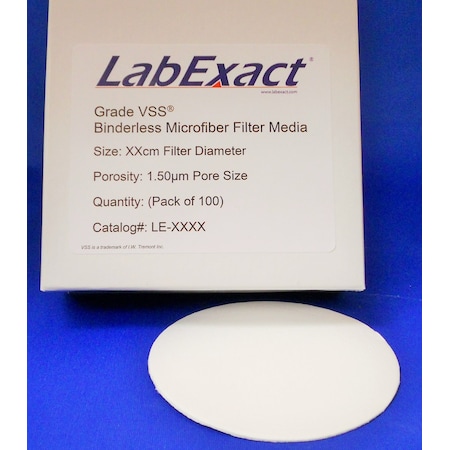 Glass Microfiber Filter, 5.5cm, PK100 MPN:LEVSS5500
