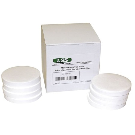 Moisture Analyzer Pad, 3-1/2 in. L, PK200 MPN:45FG79