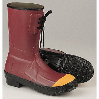 Rubber Boot Men s 10 Mid-Calf Red PR MPN:00223120-10