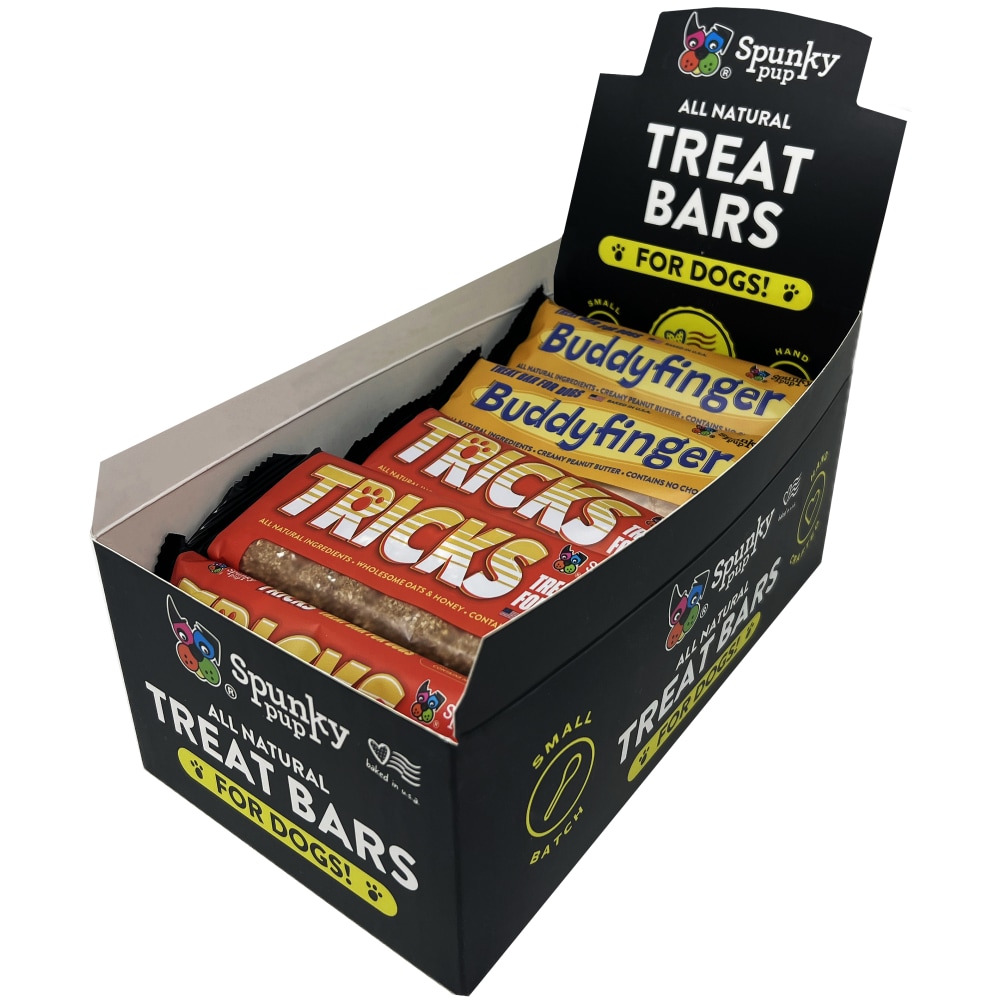 Spunky Pup Treat Bars Variety Pack, 2.5 Lb MPN:1751D