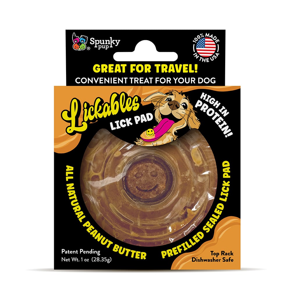 Spunky Pup Lickables Pad, Peanut Butter MPN:SP5120