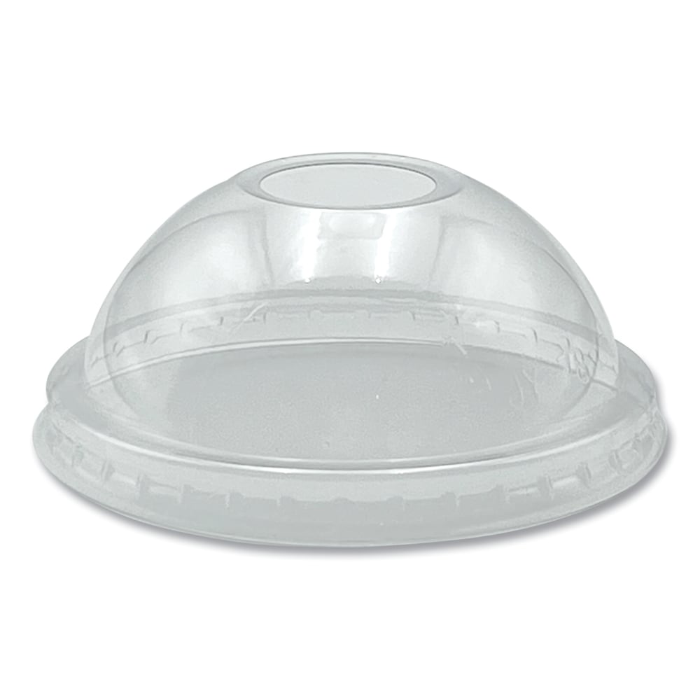 Boardwalk PET Cold Cup Dome Lids, Fits 9 Oz To 10 Oz PET Cups, Clear, Pack Of 100 Lids MPN:BWKPET910DOMEPK