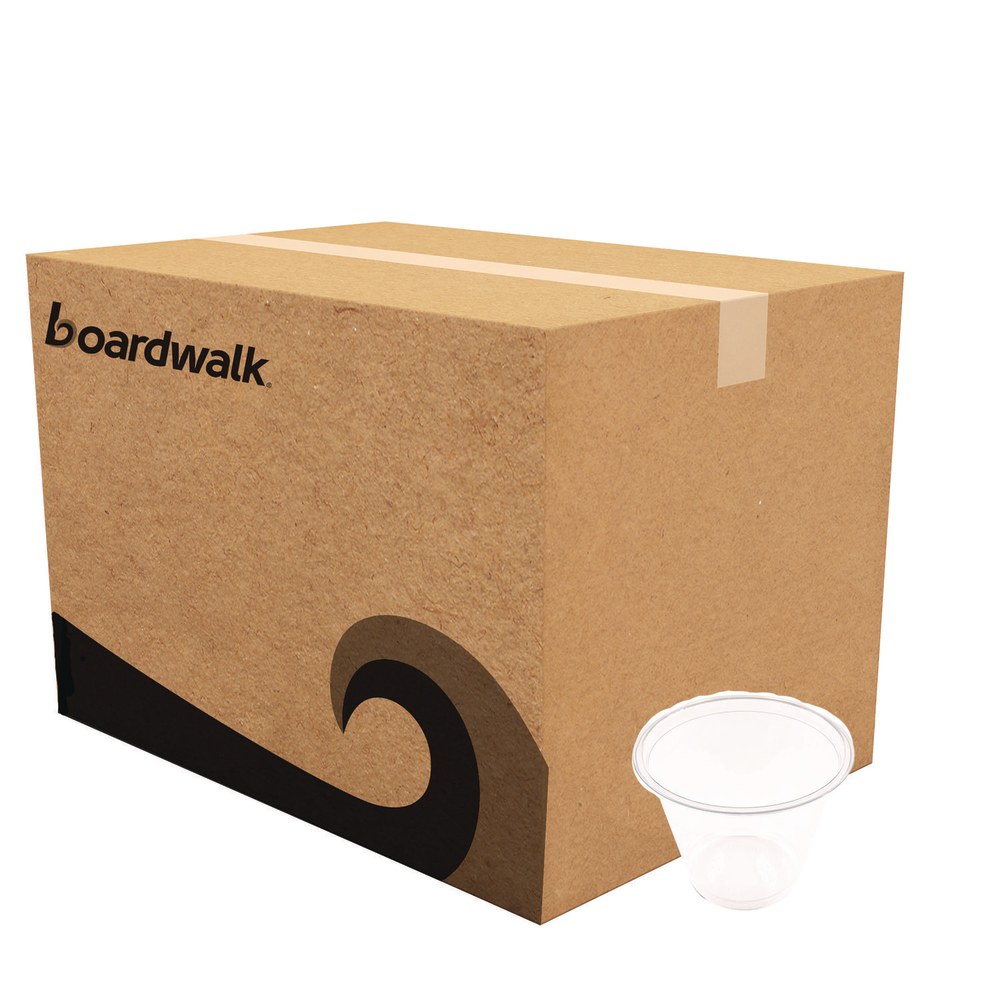 Boardwalk Plastic Cold Cups, 9 Oz, Clear, Pack Of 1, 000 Cups MPN:BWKPET9S
