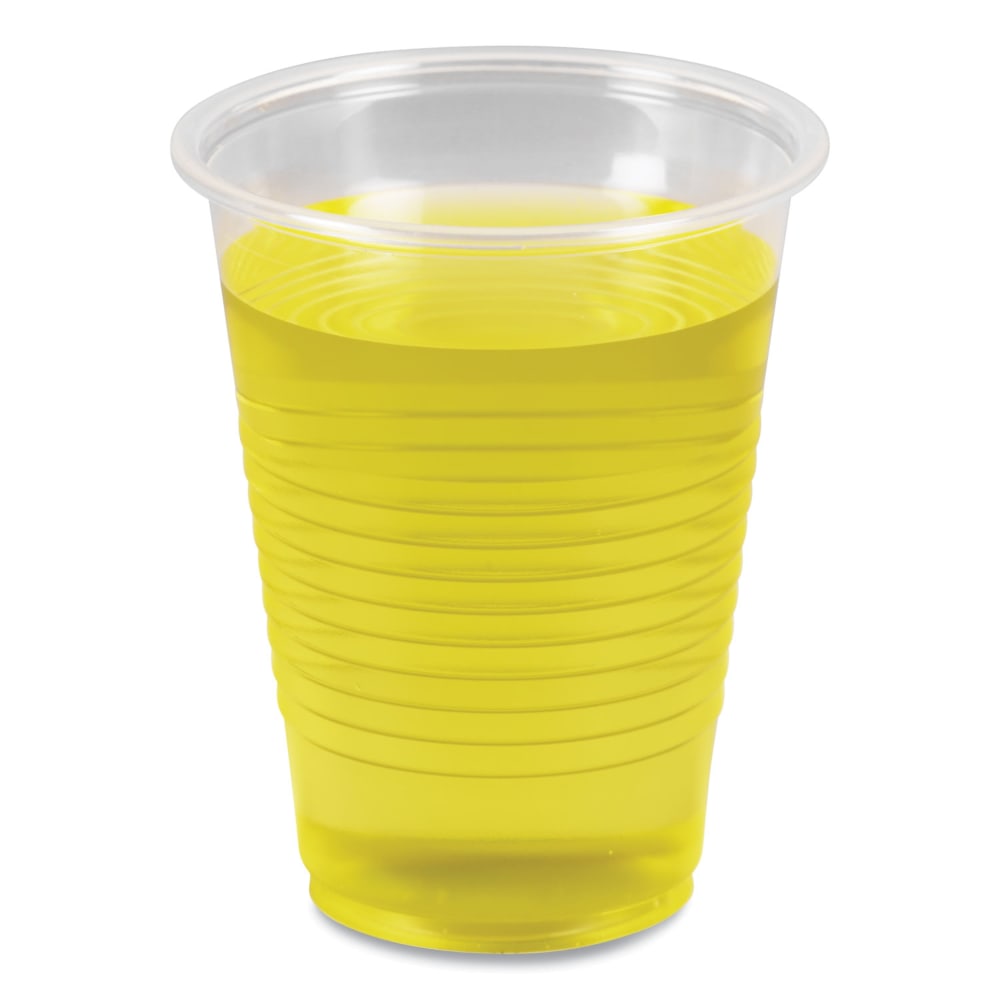 Boardwalk Plastic Cold Cups, 7 Oz, Clear, Sleeve Of 100 Cups, Carton Of 25 Sleeves MPN:BWKTRANSCUP7CT