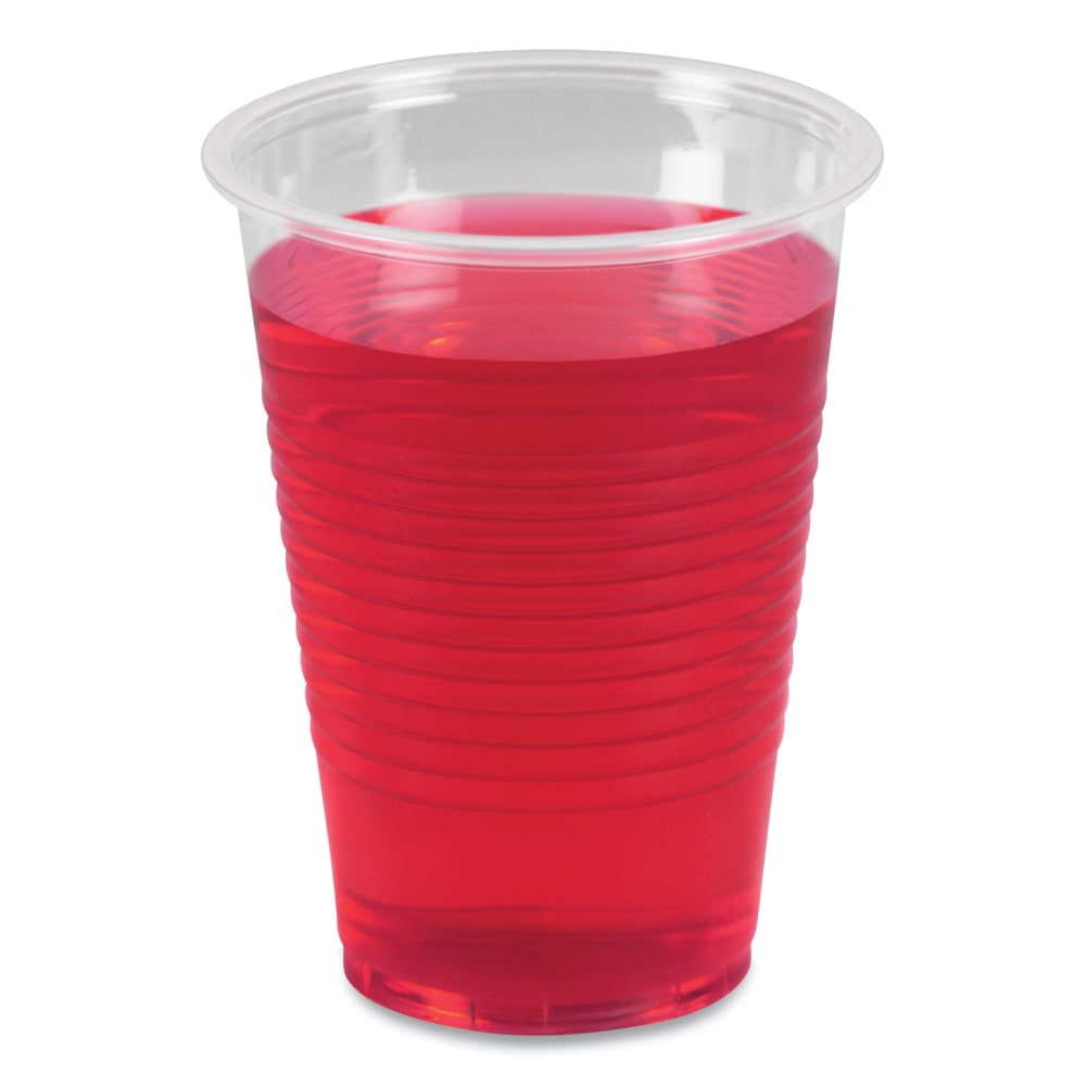 Boardwalk Plastic Cold Cups, 9 Oz, Clear, Sleeve Of 100 Cups, Carton Of 25 Sleeves MPN:BWKTRANSCUP9CT
