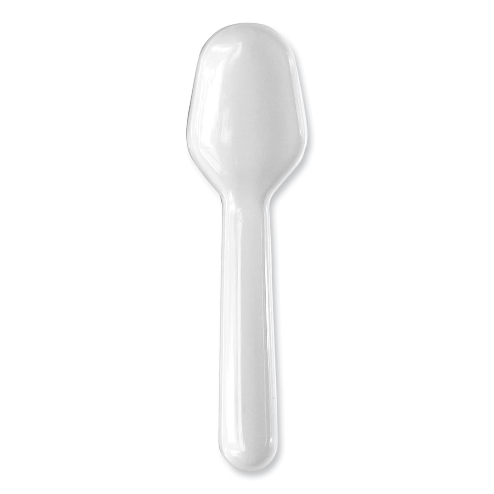 Boardwalk Heavyweight Polypropylene Cutlery, Tasting Spoon, 3-1/4in, White, Carton Of 3, 000 Pieces MPN:BWKTASTERSPOON