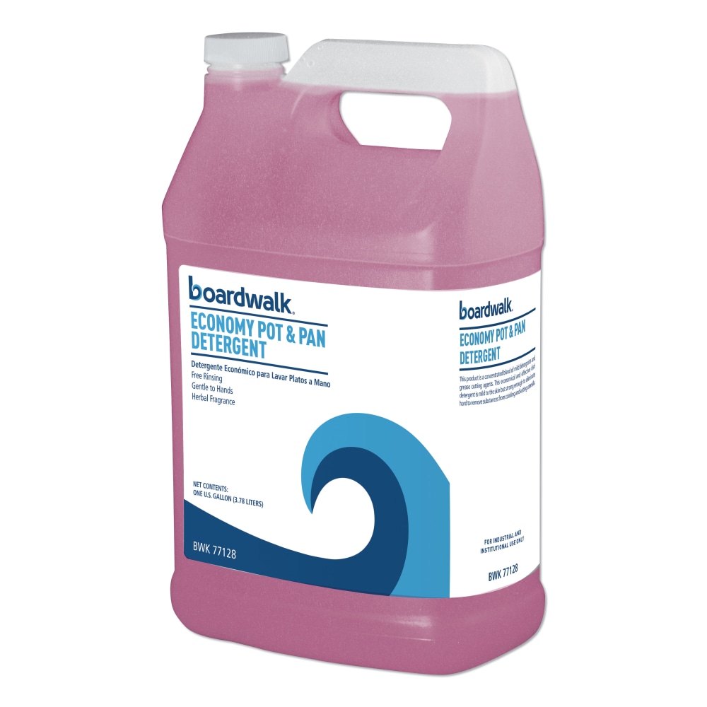 Boardwalk Industrial Strength Pot And Pan Detergent, 1 Gallon, Case Of 4 Bottles MPN:209800-41ESSN