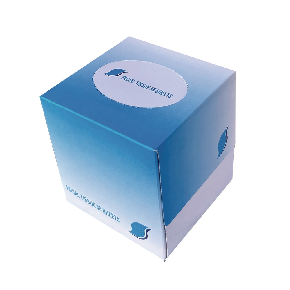 GEN Facial Tissue Cube Box, 2-Ply, White, 85 Sheets/Box, 36 Boxes/Carton MPN:GEN852E