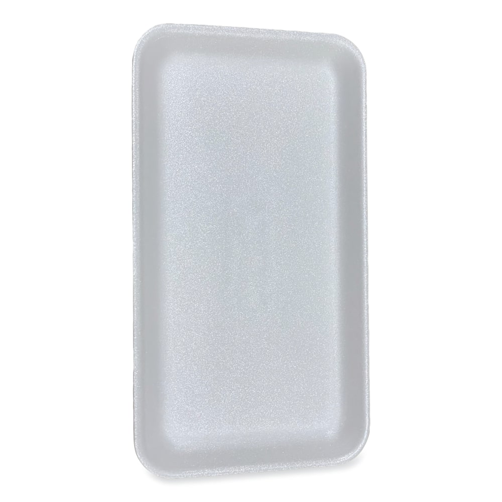 GEN Meat Trays, #1525, 3/4inH x 14-1/2inW x 8inD, White, Pack Of 250 Trays MPN:1525WH