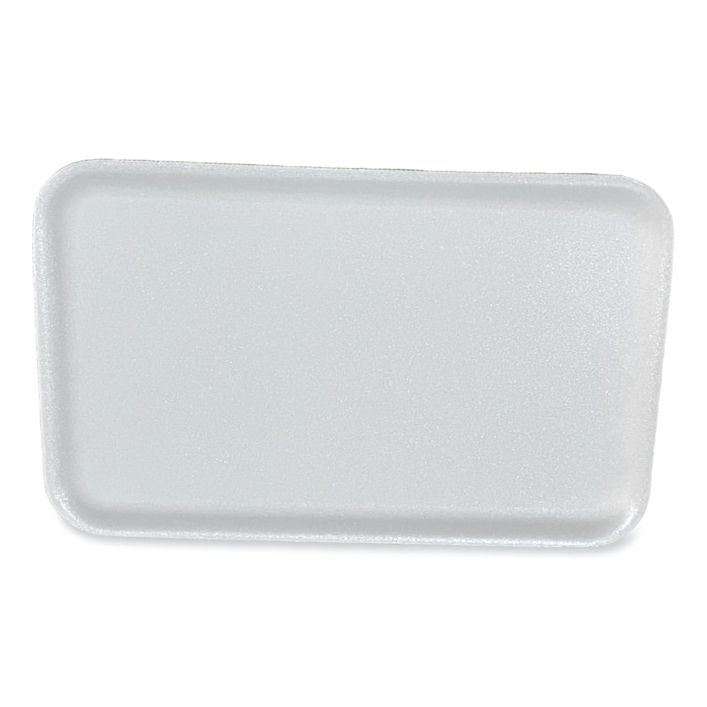 GEN Meat Trays, #16S, 3/16inH x 11-11/16inW x 7-1/4inD, White, Pack Of 250 Trays MPN:16SWH