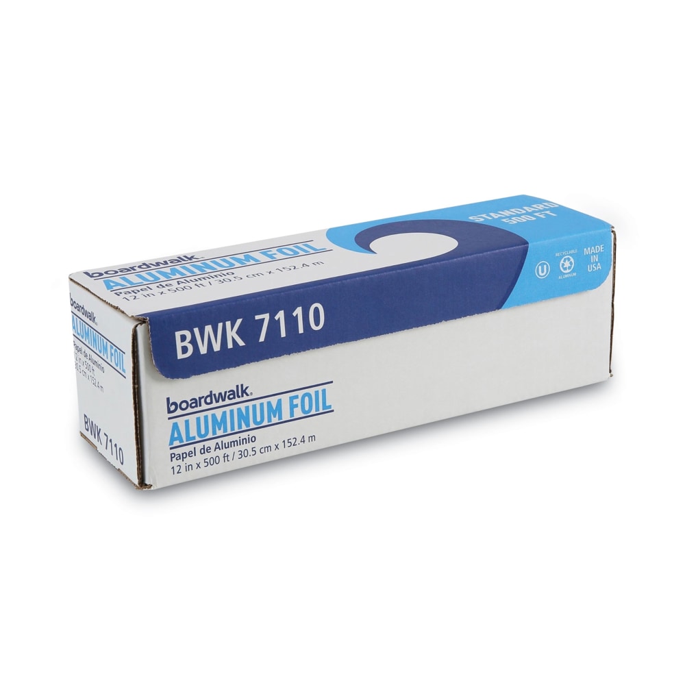 Boardwalk Standard Aluminum Foil Roll, 12in x 500ft, Silver MPN:BWK7110
