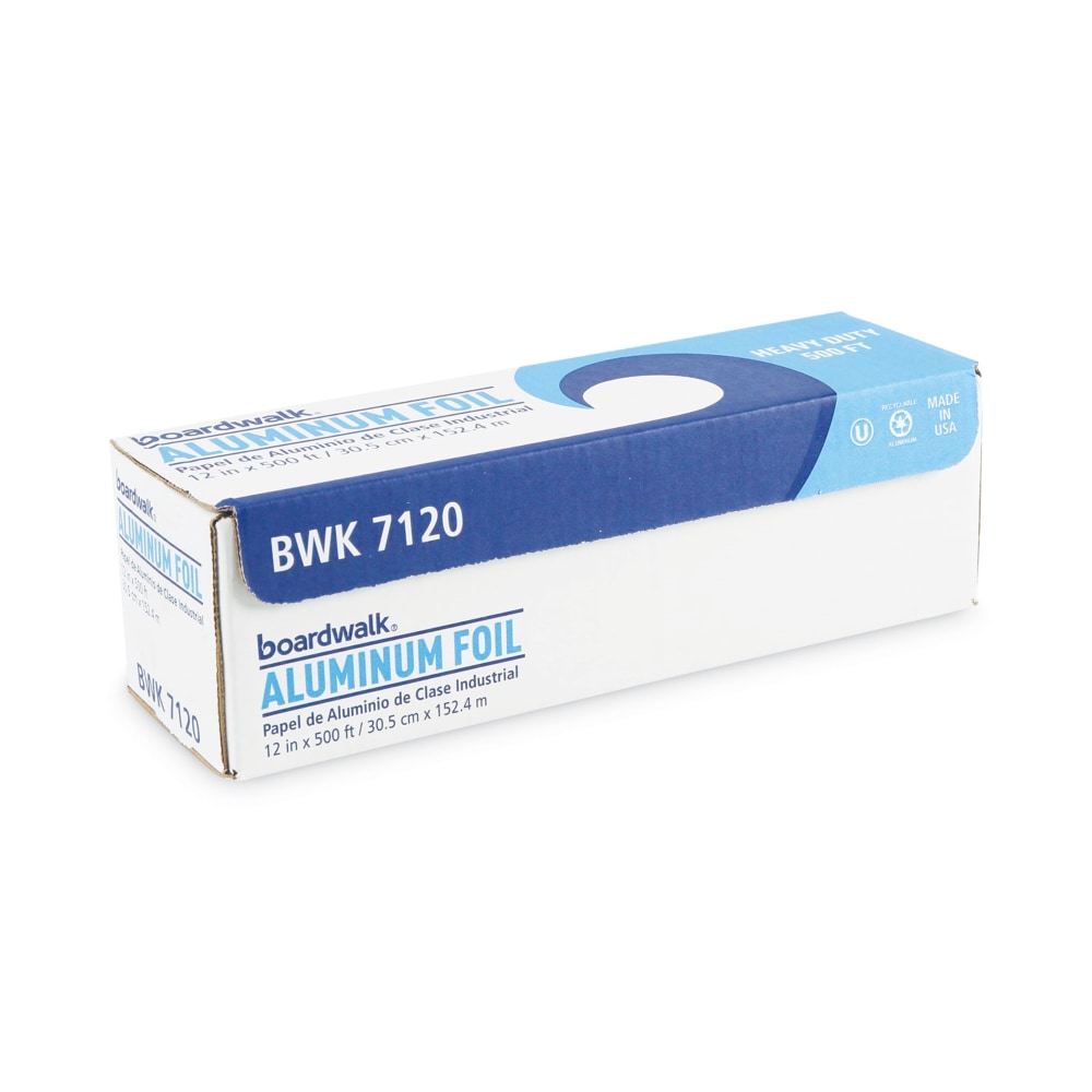 Boardwalk Heavy-Duty Aluminum Foil Roll, 12in x 500ft, Silver MPN:BWK7120