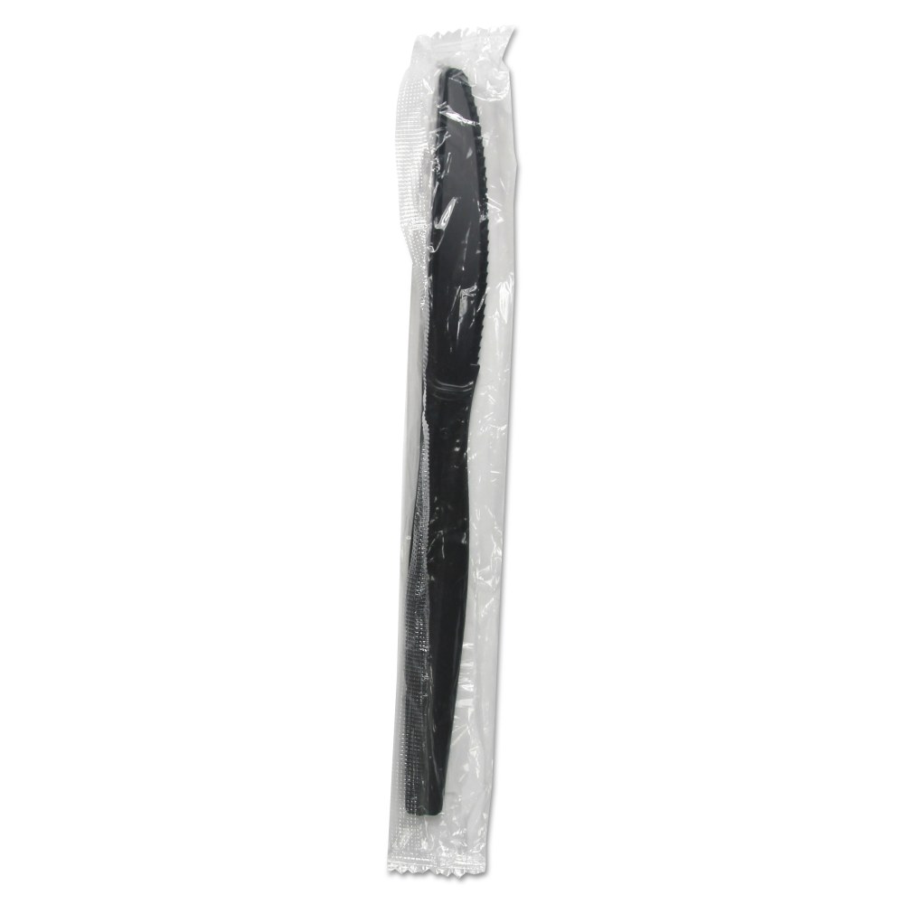Boardwalk Heavyweight Wrapped Polystyrene Knives, Black, Pack Of 1000 Knives MPN:BWKKNIHWPSBIW