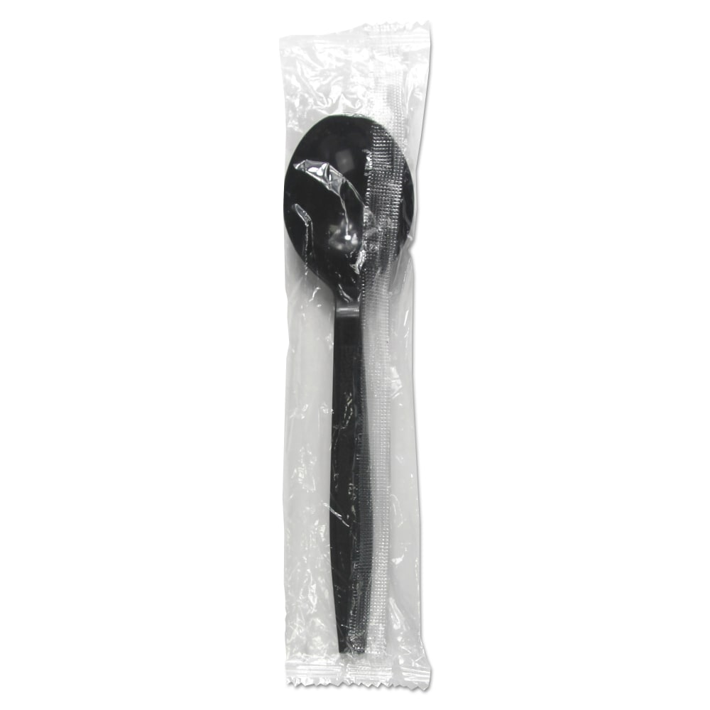Boardwalk Heavyweight Wrapped Polypropylene Soup Spoons, Black, Pack Of 1, 000 Spoons MPN:BWKSSHWPPBIW