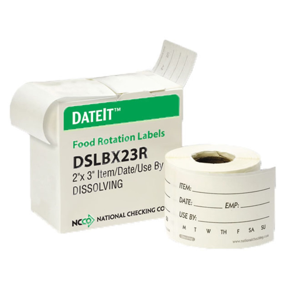 Food Rotation Labels, Carton Of 250 MPN:DSL23R