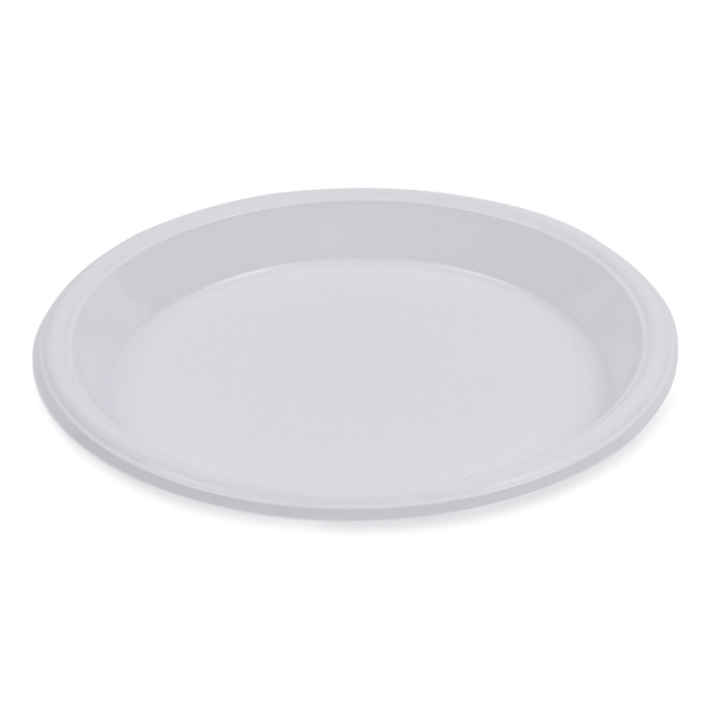 Boardwalk Hi-Impact Plastic Plates, 10in, White, Carton Of 500 Plates MPN:BWKPLHIPS10WH