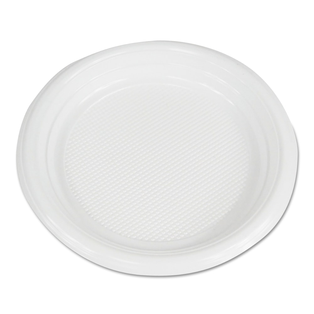 Boardwalk Hi-Impact Plastic Plates, 6in, White, Carton Of 1, 000 Plates MPN:BWKPLTHIPS6WH