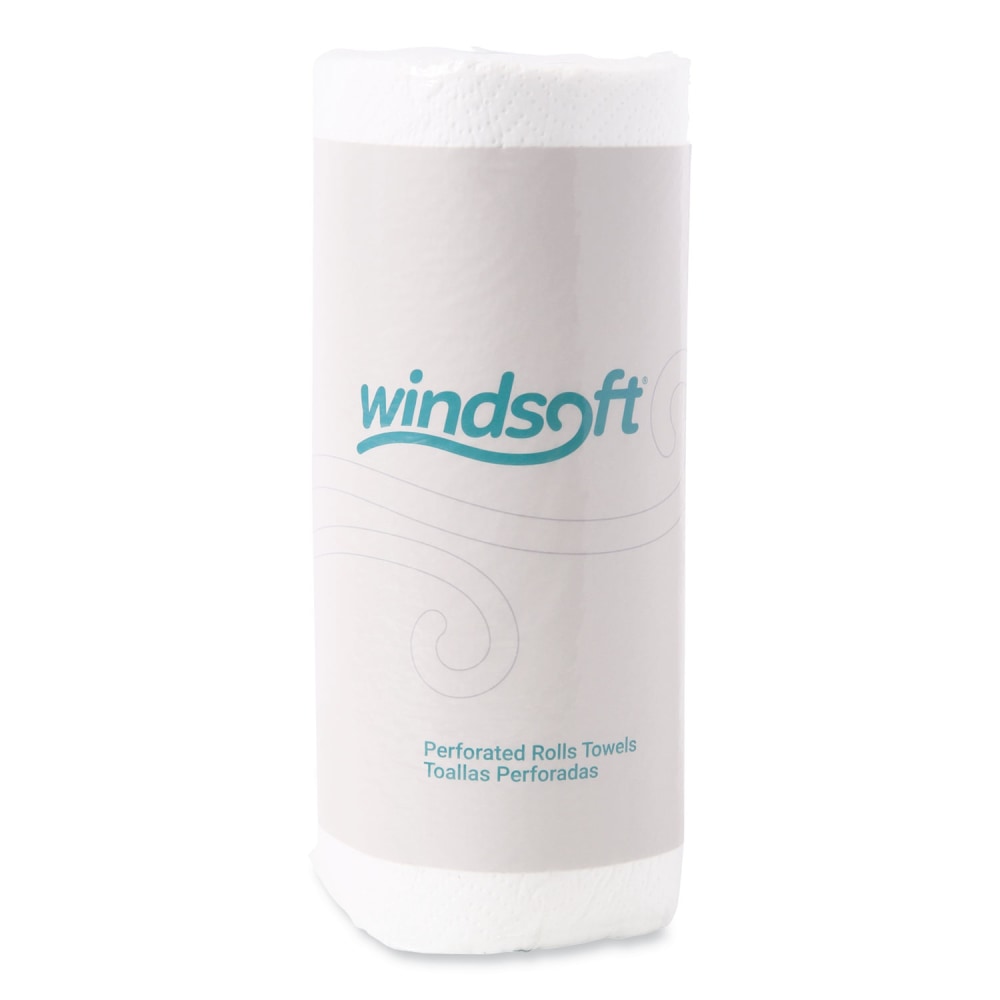 WindsoftKitchen Roll Towels, 2-Ply, 11 x 8.8, White, 100/Roll, 30 Rolls/Carton MPN:WIN1220CT