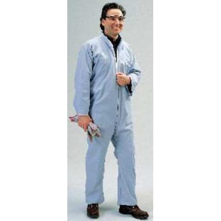 Coverall, 2X-Large, 30 in Inseam, Pyrolon Plus, Zipper MPN:LS7412-2XB
