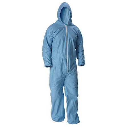 Flame-Resistant Hooded Coverall, 2XL, 30 1/2 in Inseam, Pyrolon Plus, Zipper MPN:LS7428-2XB