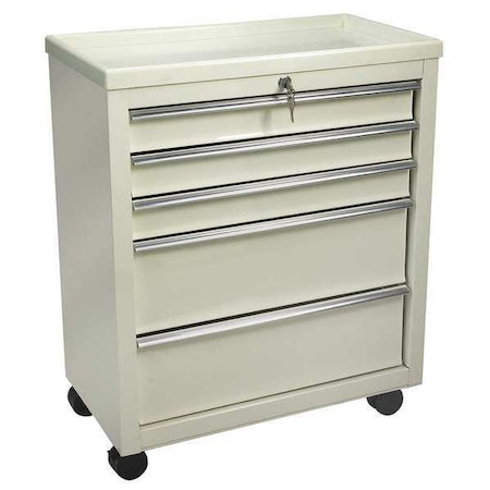 Bedside & Nurse Server Cart, Steel, 200 lb Load Capacity, 1 Shelves, 24 1/2 in L, 13 1/2 in W MPN:BV05
