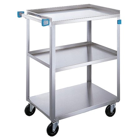 Stainless Steel Utility Cart; 300 Lb Capacity, 3 Shelf, 18
