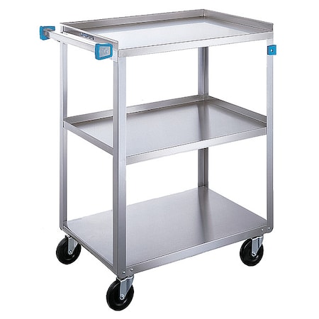 Stainless Steel Utility Cart; 500 Lb Capacity, 3 Shelf, 15-1/2