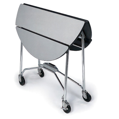 Fold-Up Style Room Service Table - Round Top MPN:415