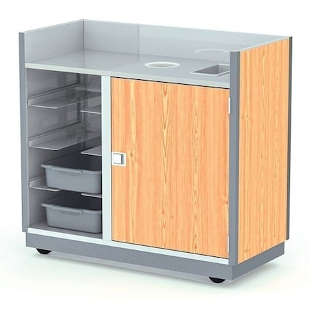 Mobile Bussing Station w/Laminate Exterior-Holds (4) Bus Tubs MPN:4612