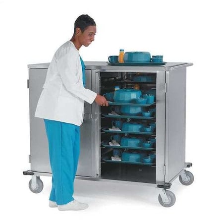 Stainless Steel Elite Series 20 Tray Delivery Cart; 2 Trays per Ledge MPN:5620