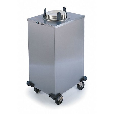 Heated 4-Stack Plate Dispenser Cabinet; Fits Plates 8-1/4