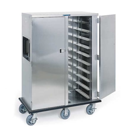 Stainless Steel Premier Series 10 Tray Delivery Cart; 1 Tray per Ledge MPN:6910