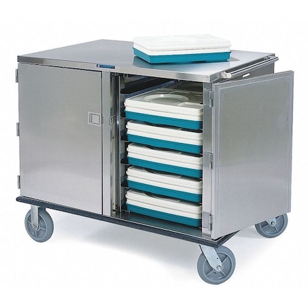 Stainless Steel Premier Series Tray Delivery Cart - 28 Tray Capacity MPN:836