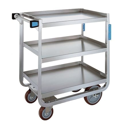Stainless Steel Utility Cart; 1, 000 Lb Capacity, 3 Shelf, 18