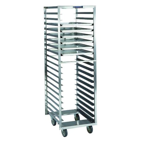 Stainless Steel Narrow Opening Pan Rack - Holds (18) 18
