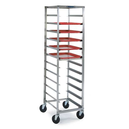 Stainless Steel Narrow Opening Pan Rack - Holds (11) 18