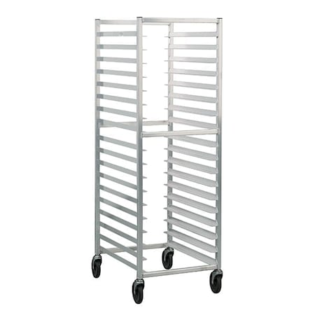 Pan Rack, Aluminum, 63 in H, 18 Slots MPN:8522