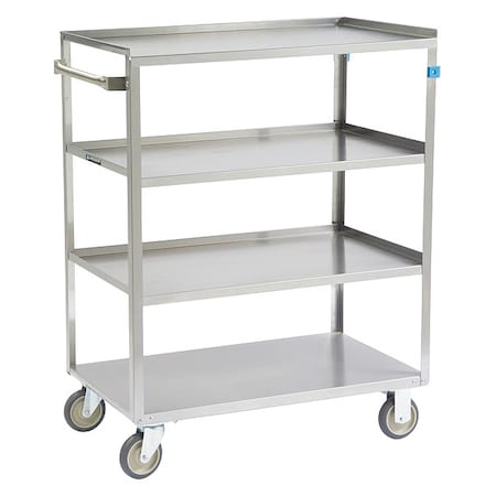 Stainless Steel 4-Shelf Linen Cart, 500 lb Capacity-21