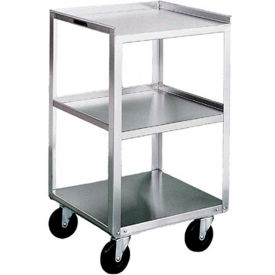 Lakeside® 469 Stainless Steel Mobile Equipment Stand 3 Shelves 500 lb. Capacity 469