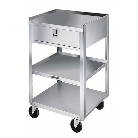 Stainless Steel Equipment Stand, 1 Drawer, 3 Shelves-300 lb Capacity MPN:356