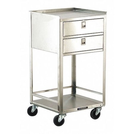 Stainless Steel Equipment Stand, 2 Drawers, 3 Shelves-300 lb Capacity MPN:358