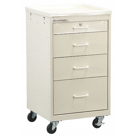 Bedside Cart w/ Key Lock-4 Drawers MPN:BV01