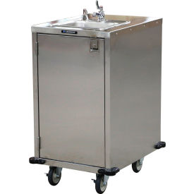 Lakeside® Hand Washing Station with Sink Bowl Hot Faucet 5 Gallon Capacity Stainless Steel 9620