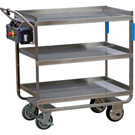 Lakeside® Electric Utility Cart w/ 3 Shelves 700 lb. Capacity 40-3/4