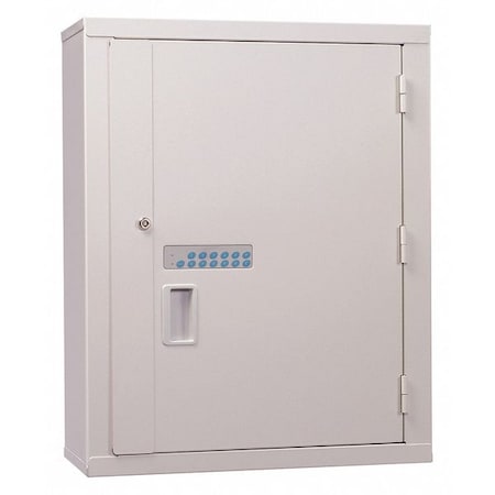 High Security Narcotics Cabinet w/Electric Lock 1-Fixed, 2-Adjust Shelf MPN:LHS-320