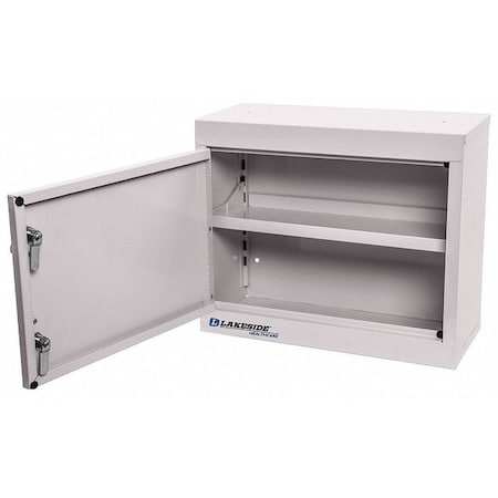 Narcotics Cabinet, (1) Shelf, (1) Door, Double Lock - Beige MPN:LNC-1