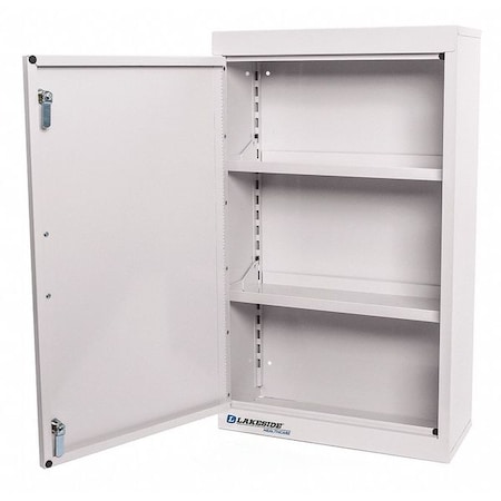Narcotics Cabinet, (2) Shelves, (1) Door, Double Lock - Beige MPN:LNC-2