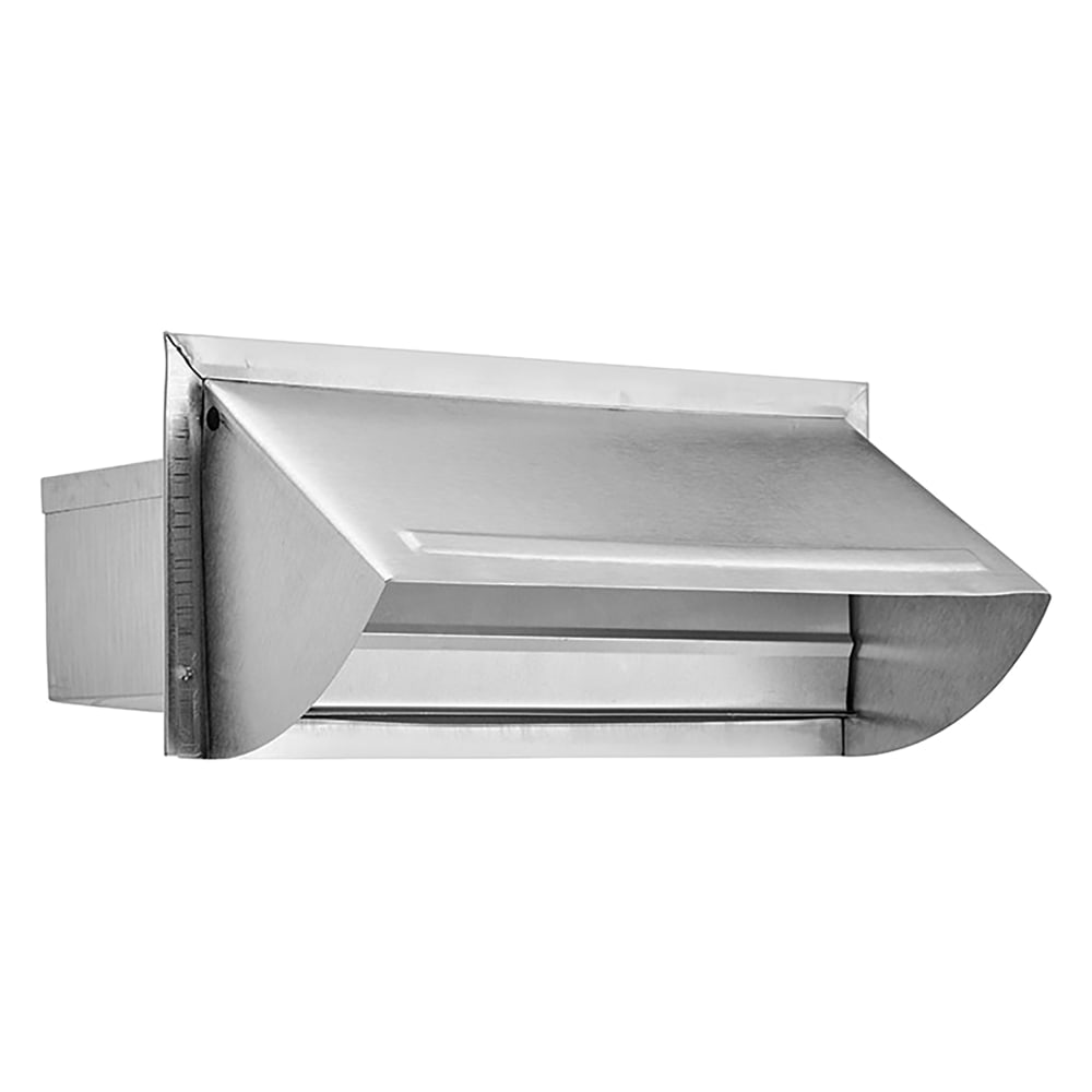 Lambro 3-1/4in x 10in Aluminum Wall Cap For Most Range Hoods, Silver, LAO106R MPN:106R